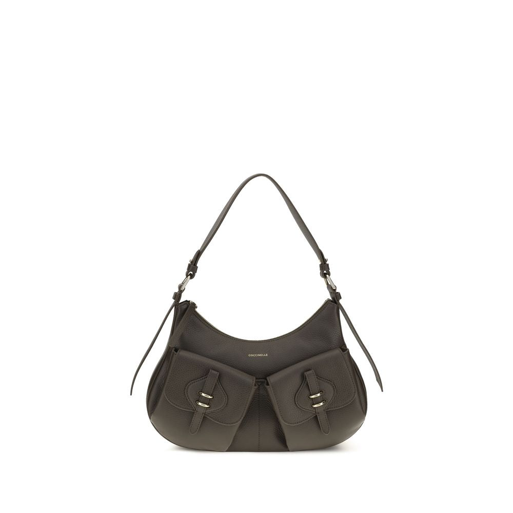 Coccinelle Brown Calf Leather Bos Taurus Shoulder Bag | Regal Royce