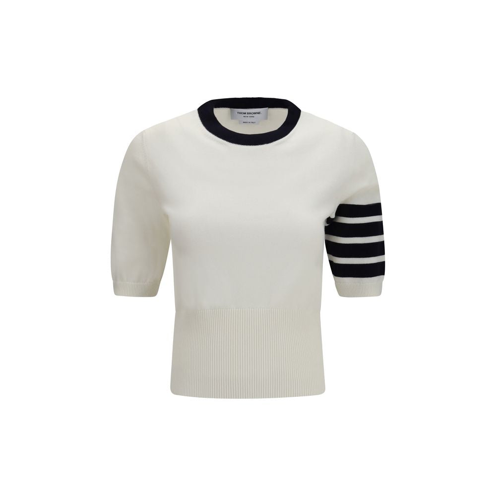 Thom Browne White Cotton T-Shirt | Regal Royce