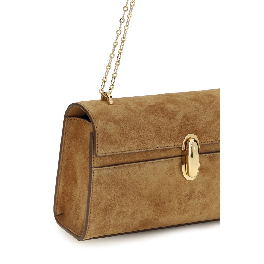 Savette Beige Calf Leather Bos Taurus Shoulder Bag | Regal Royce