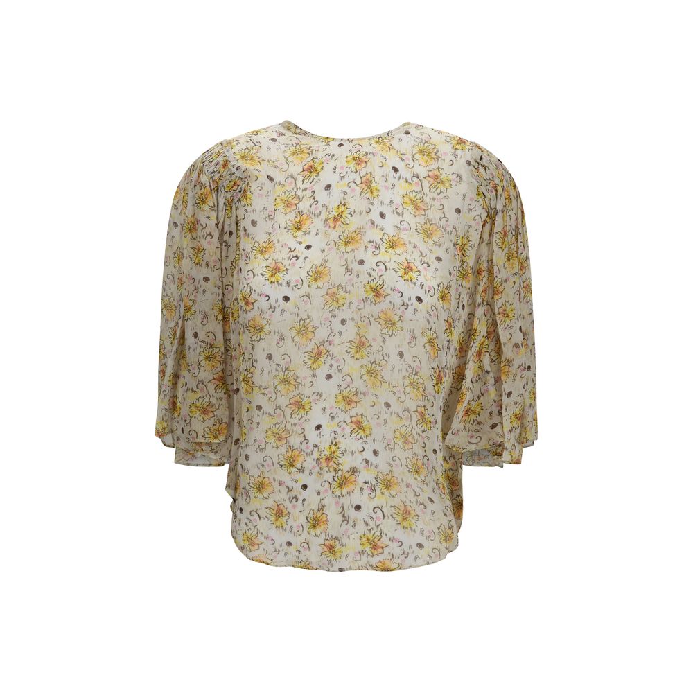 Isabel Marant Étoile Beige Viscose Blouse | Regal Royce