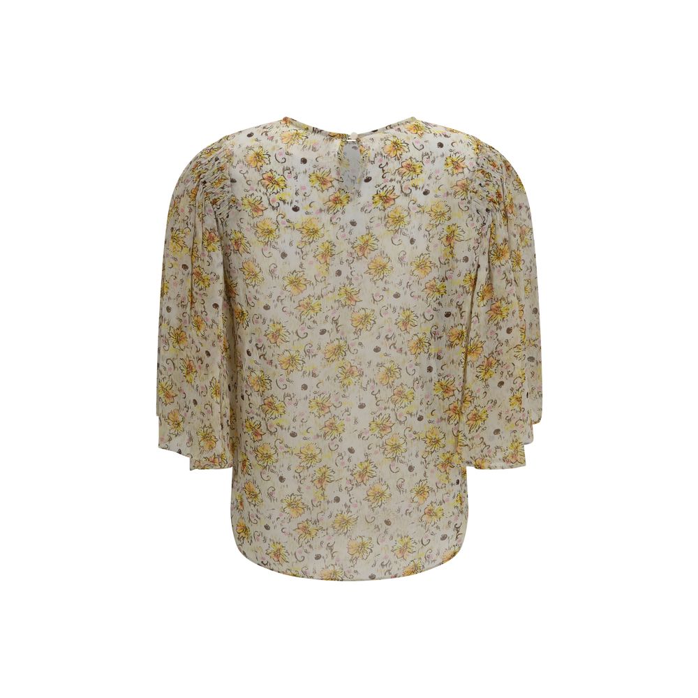 Isabel Marant Étoile Beige Viscose Blouse | Regal Royce