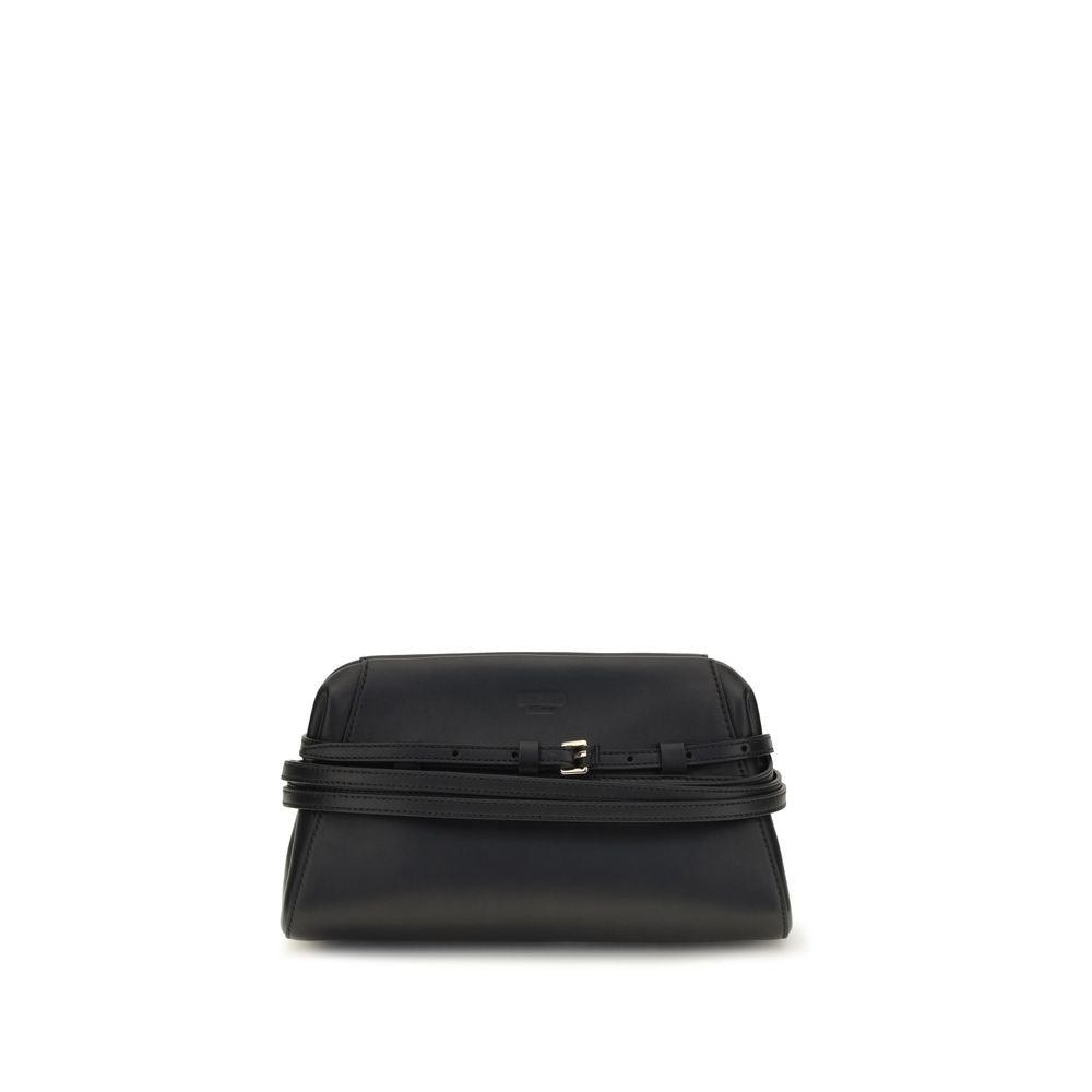 Moschino Black Goatskin Shoulder Bag | Regal Royce