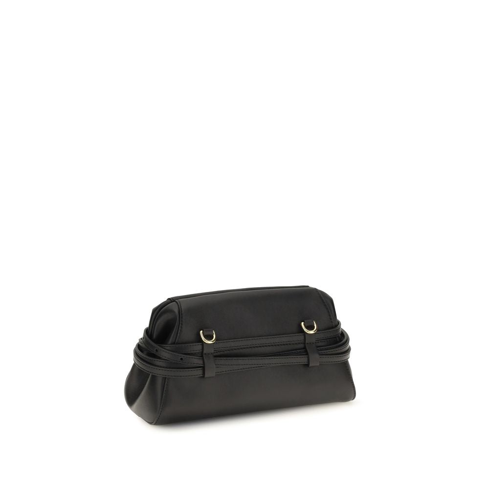 Moschino Black Goatskin Shoulder Bag | Regal Royce