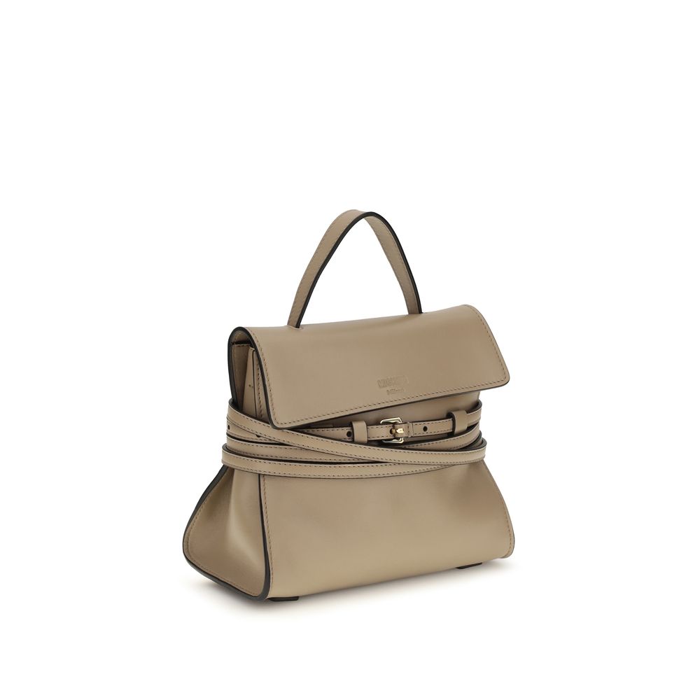 Moschino Beige Goatskin Shoulder Bag | Regal Royce