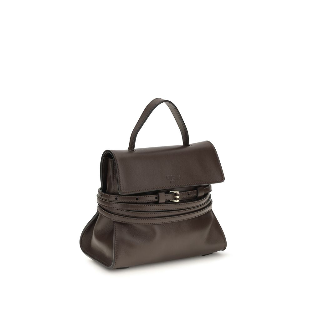 Moschino Brown Goatskin Shoulder Bag | Regal Royce