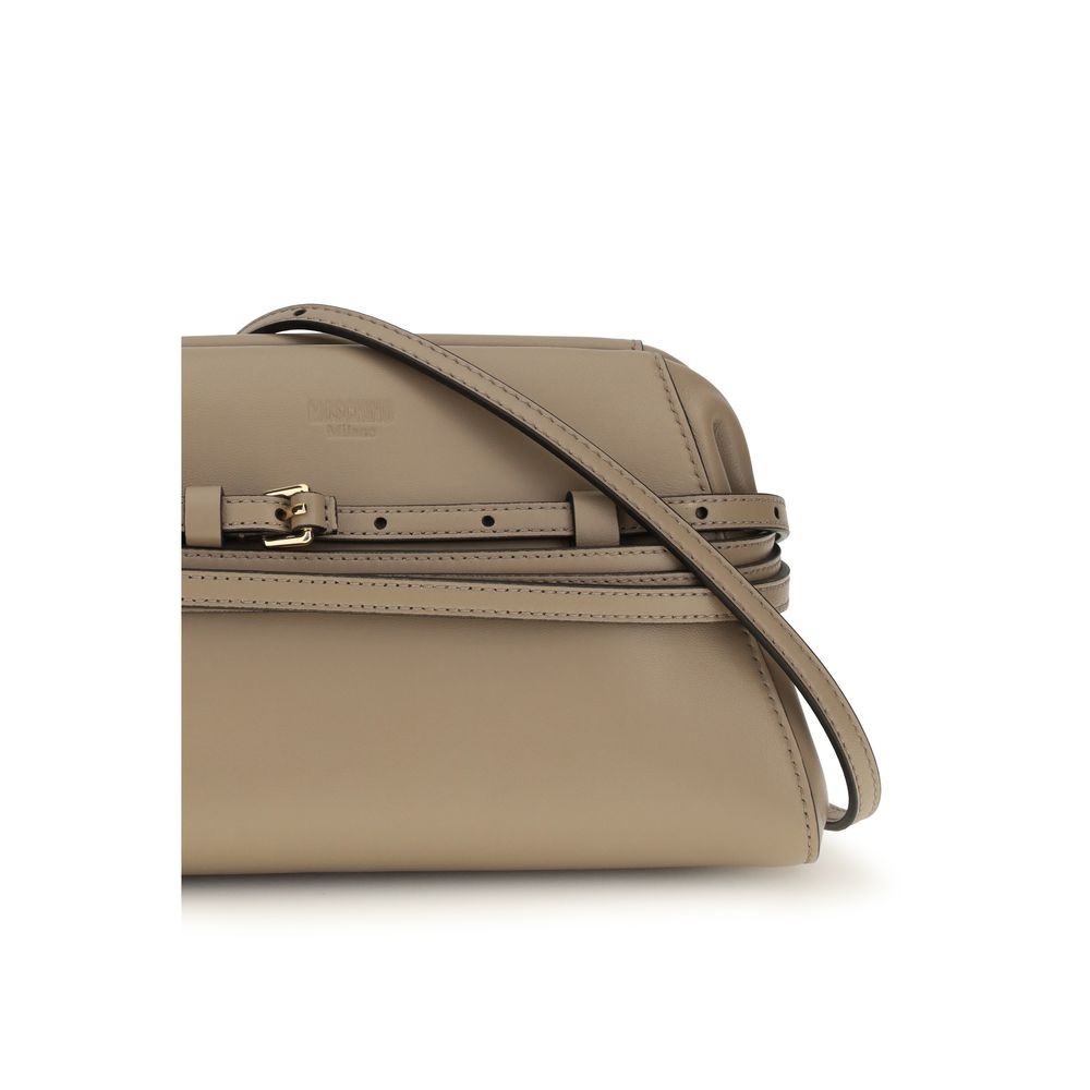 Moschino Beige Goatskin Shoulder Bag | Regal Royce