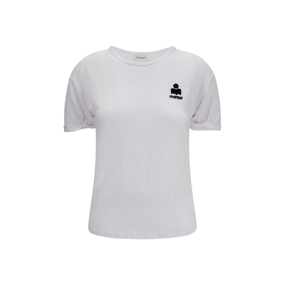 Isabel Marant Étoile White Linen T-Shirt | Regal Royce