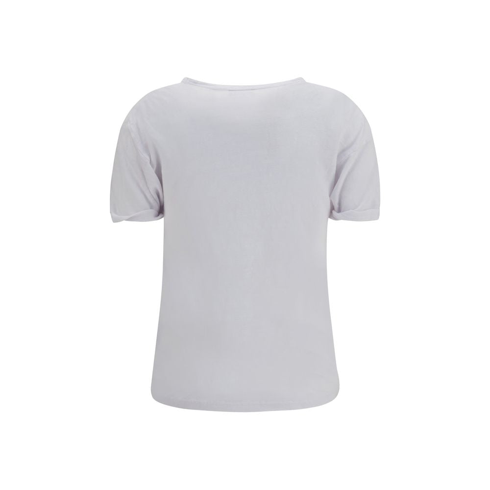 Isabel Marant Étoile White Linen T-Shirt | Regal Royce