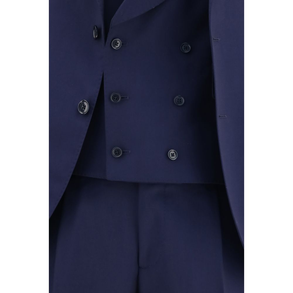 Lardini Blue Wool Oves Aries Two-Piece Suit | Regal Royce