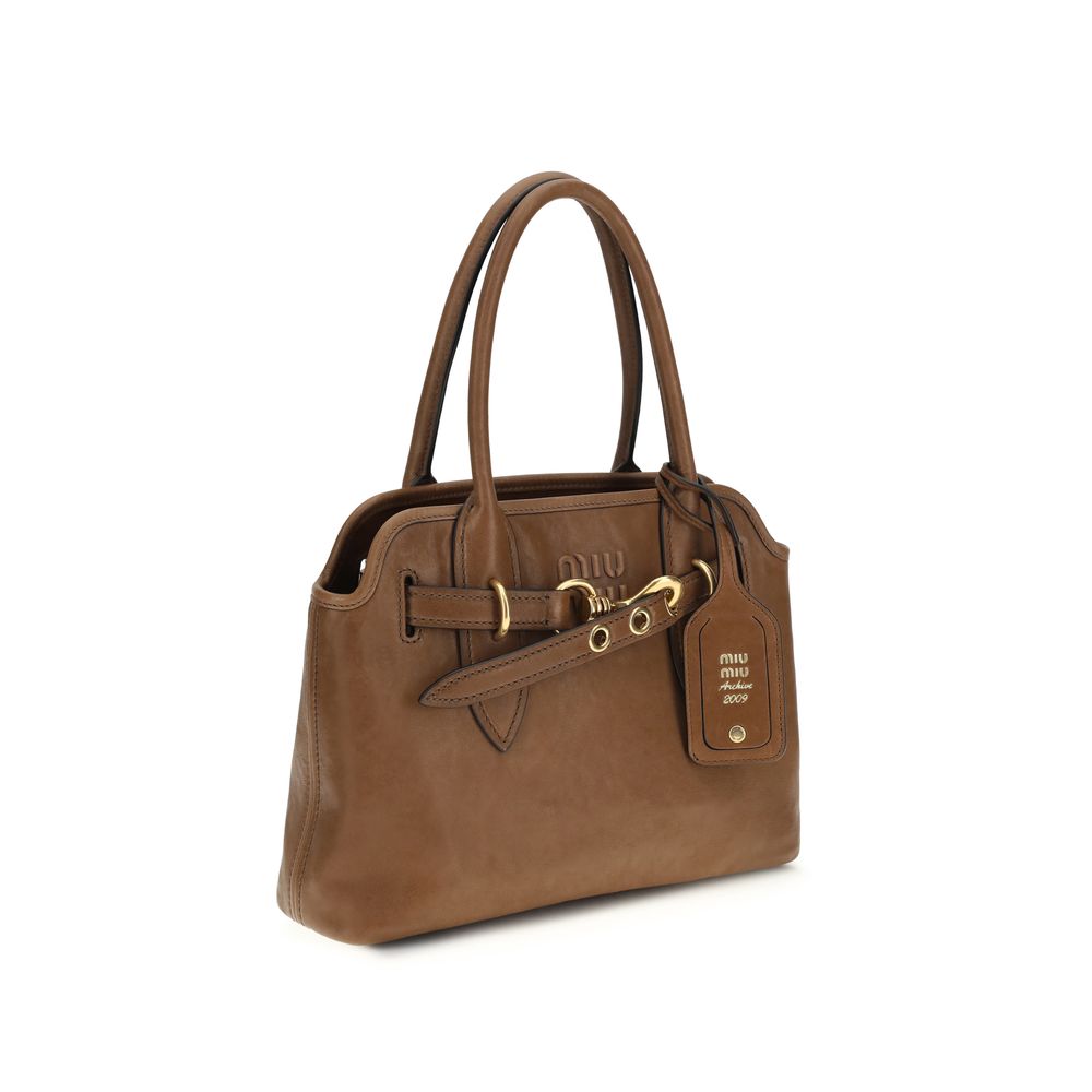 Miu Miu Brown Lamb Ovis Aries Aries Handbag | Regal Royce