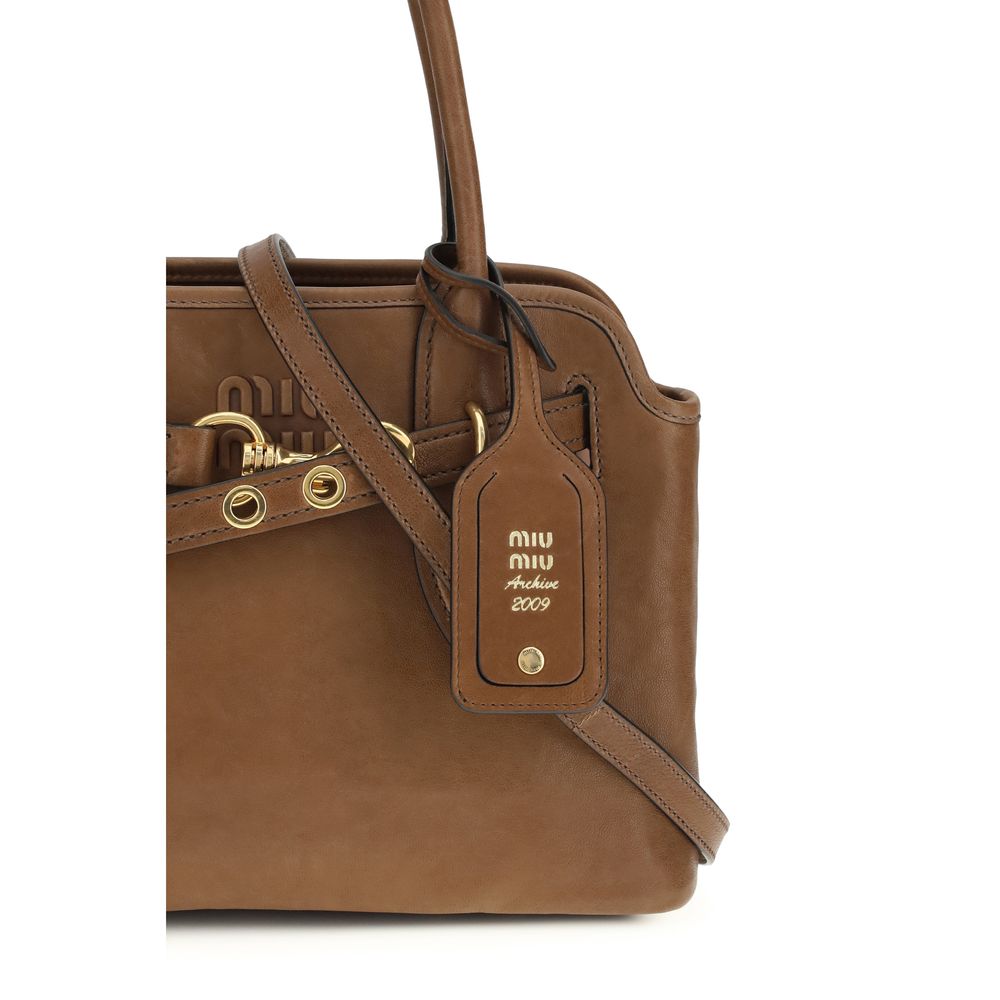 Miu Miu Brown Lamb Ovis Aries Aries Handbag | Regal Royce