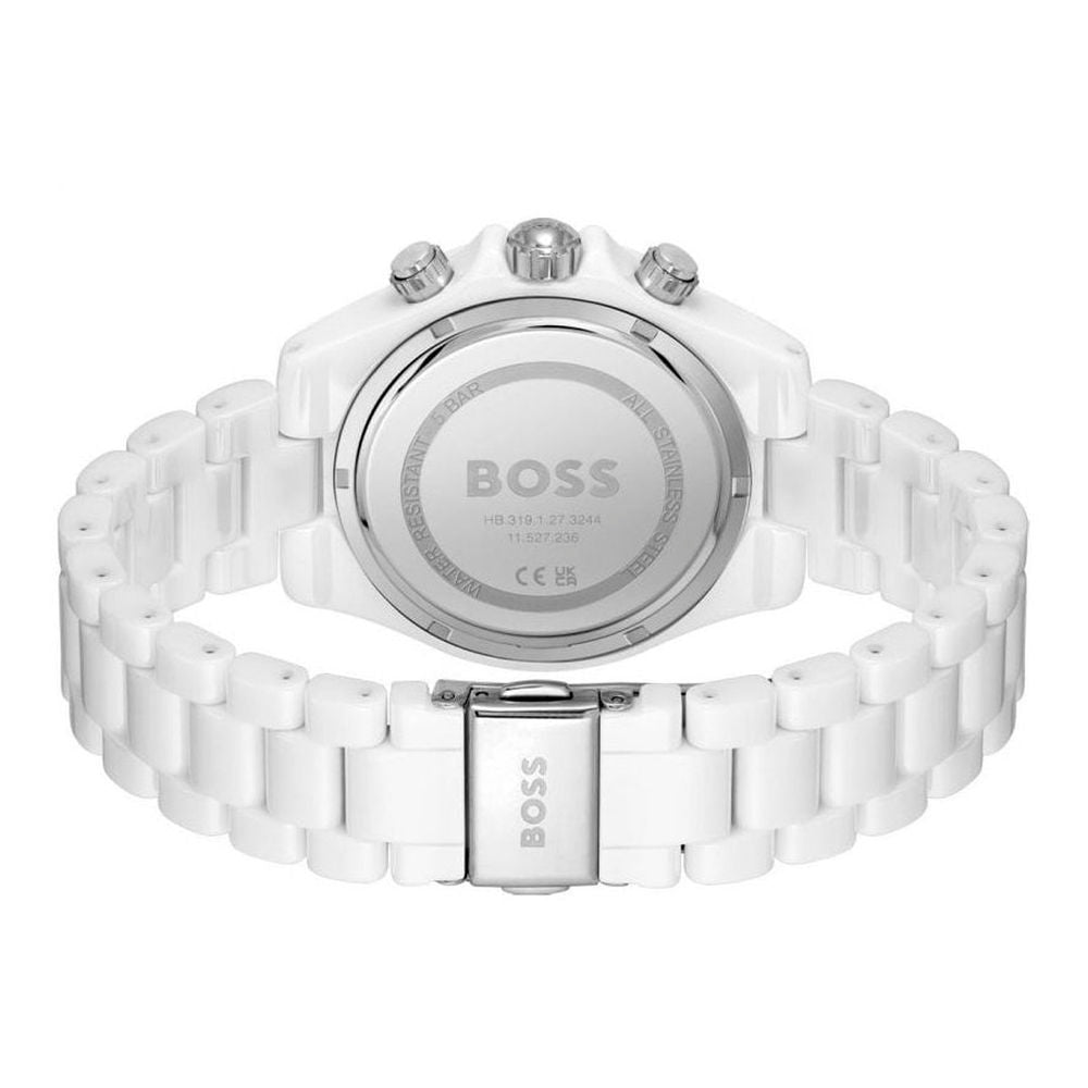 Hugo Boss White Ceramic Dress Watch | Regal Royce