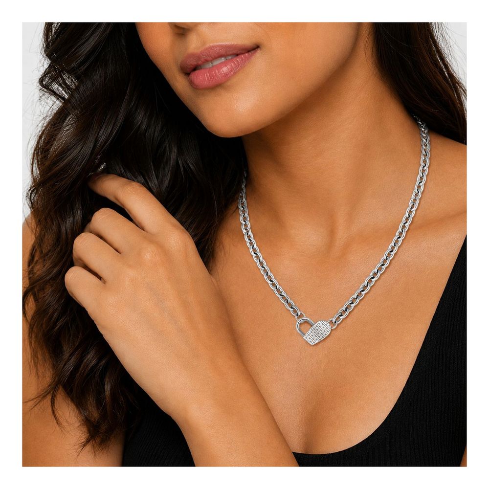 Hugo Boss Gray Stainless Steel Necklace | Regal Royce