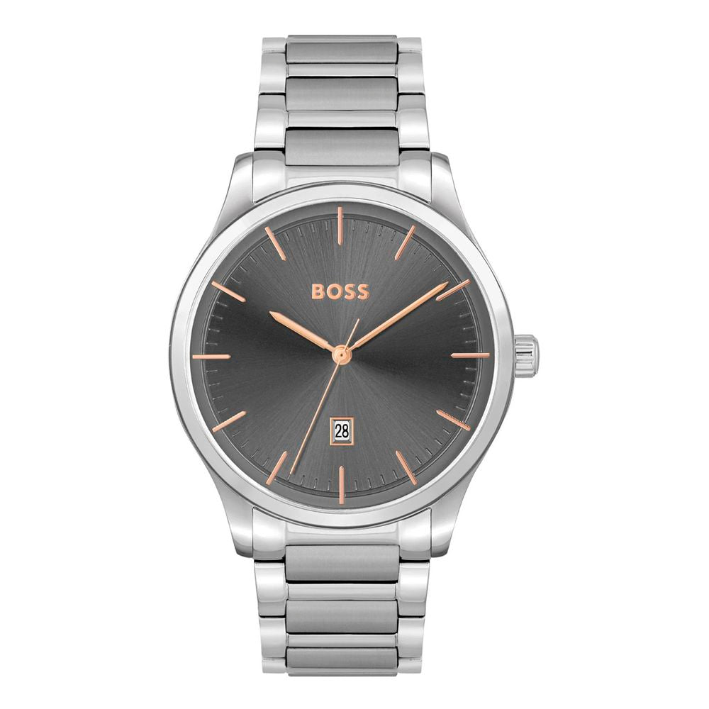 Hugo Boss Gray Stainless Steel Dress Watch | Regal Royce