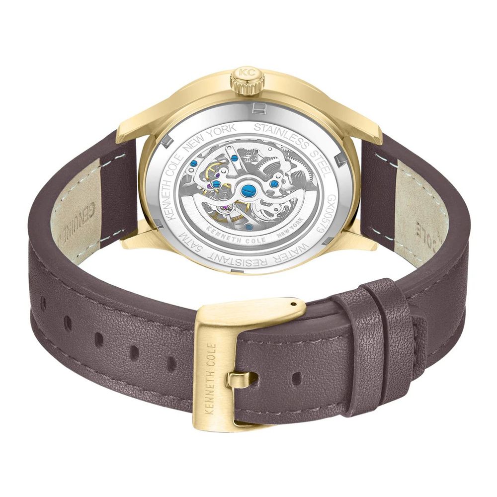 Kenneth Cole Brown Leather Dress Watch | Regal Royce