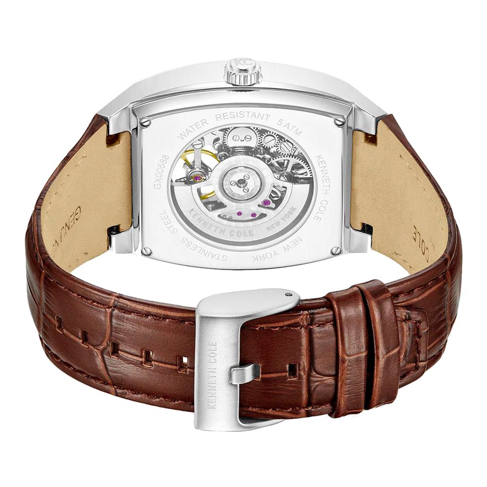 Kenneth Cole Brown Leather Dress Watch | Regal Royce