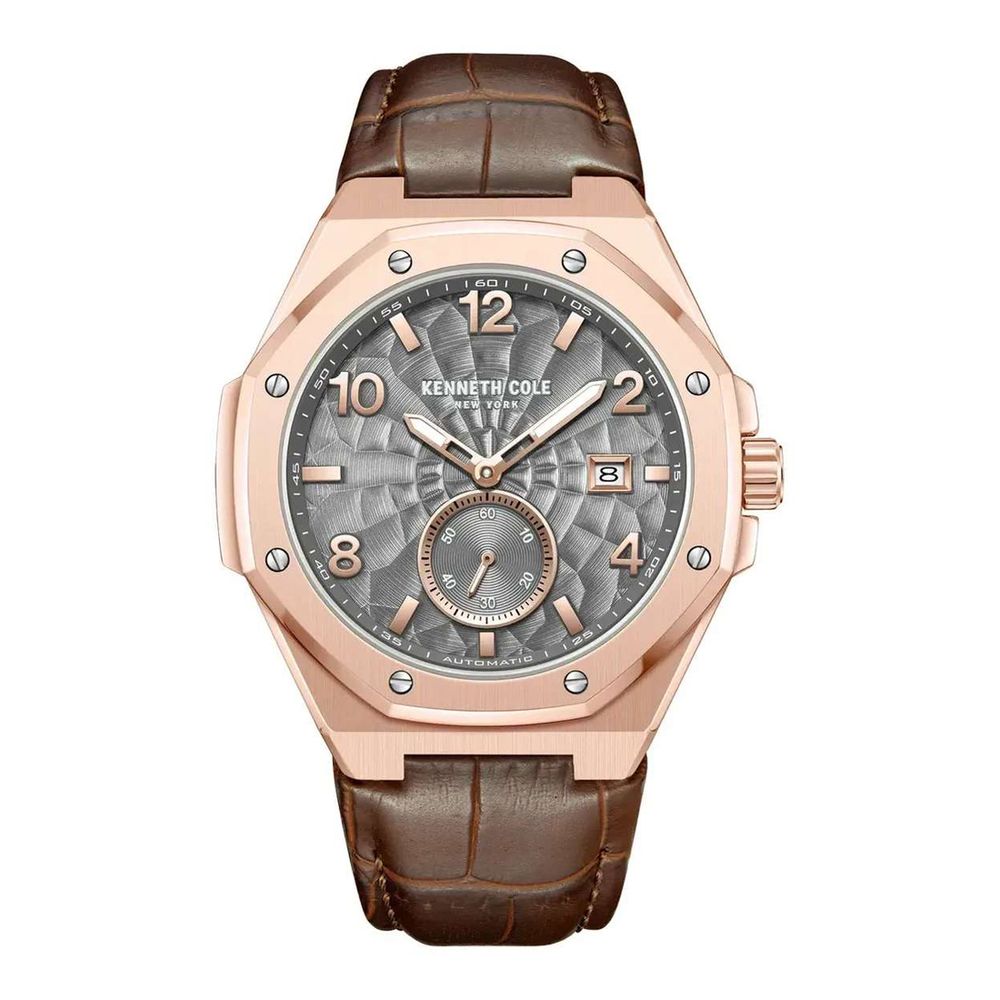 Kenneth Cole Brown Leather Dress Watch | Regal Royce