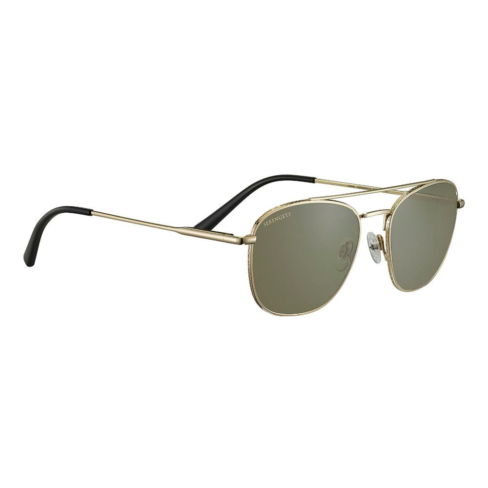 Serengeti Gold Plastic Sunglasses | Regal Royce