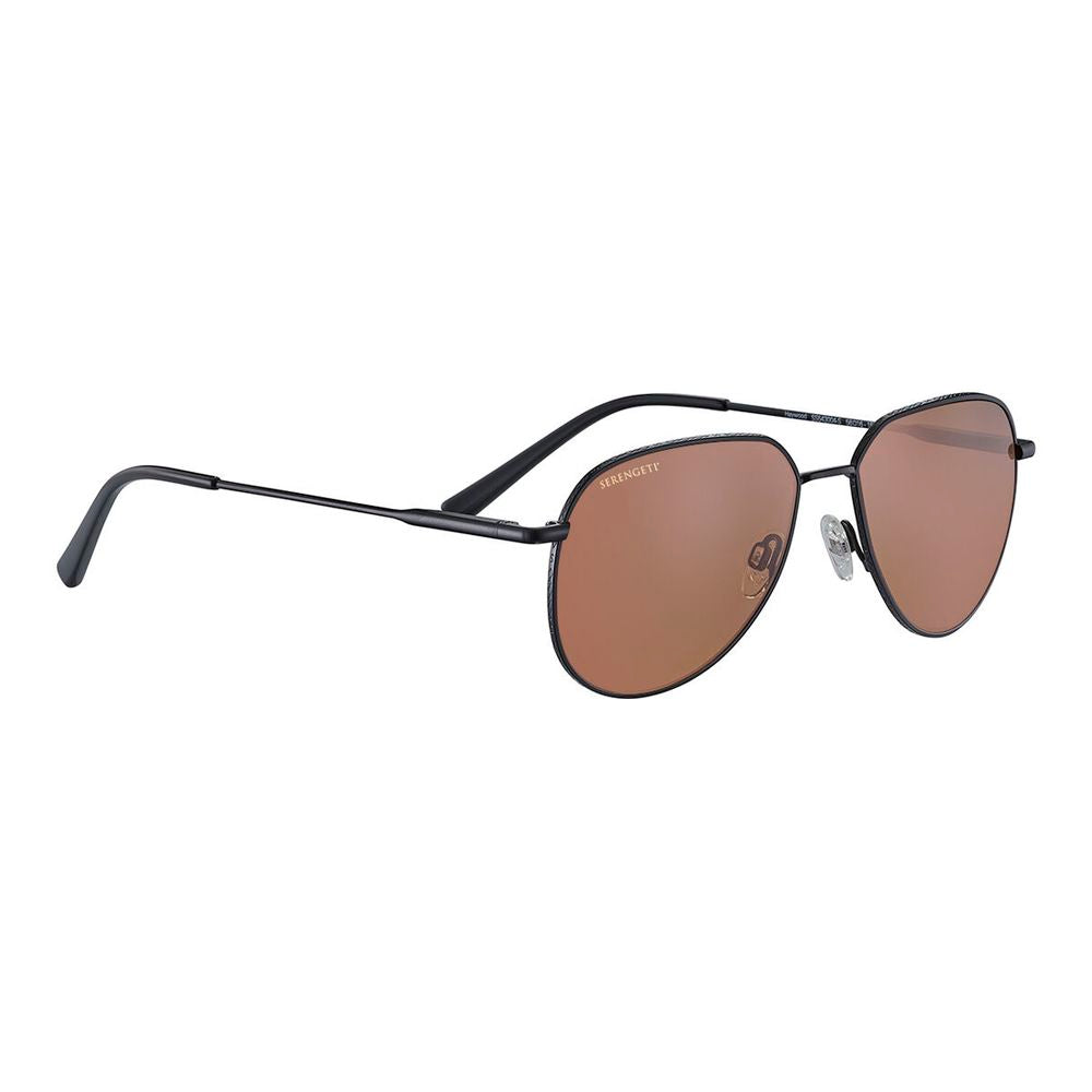Serengeti Black Plastic Sunglasses | Regal Royce