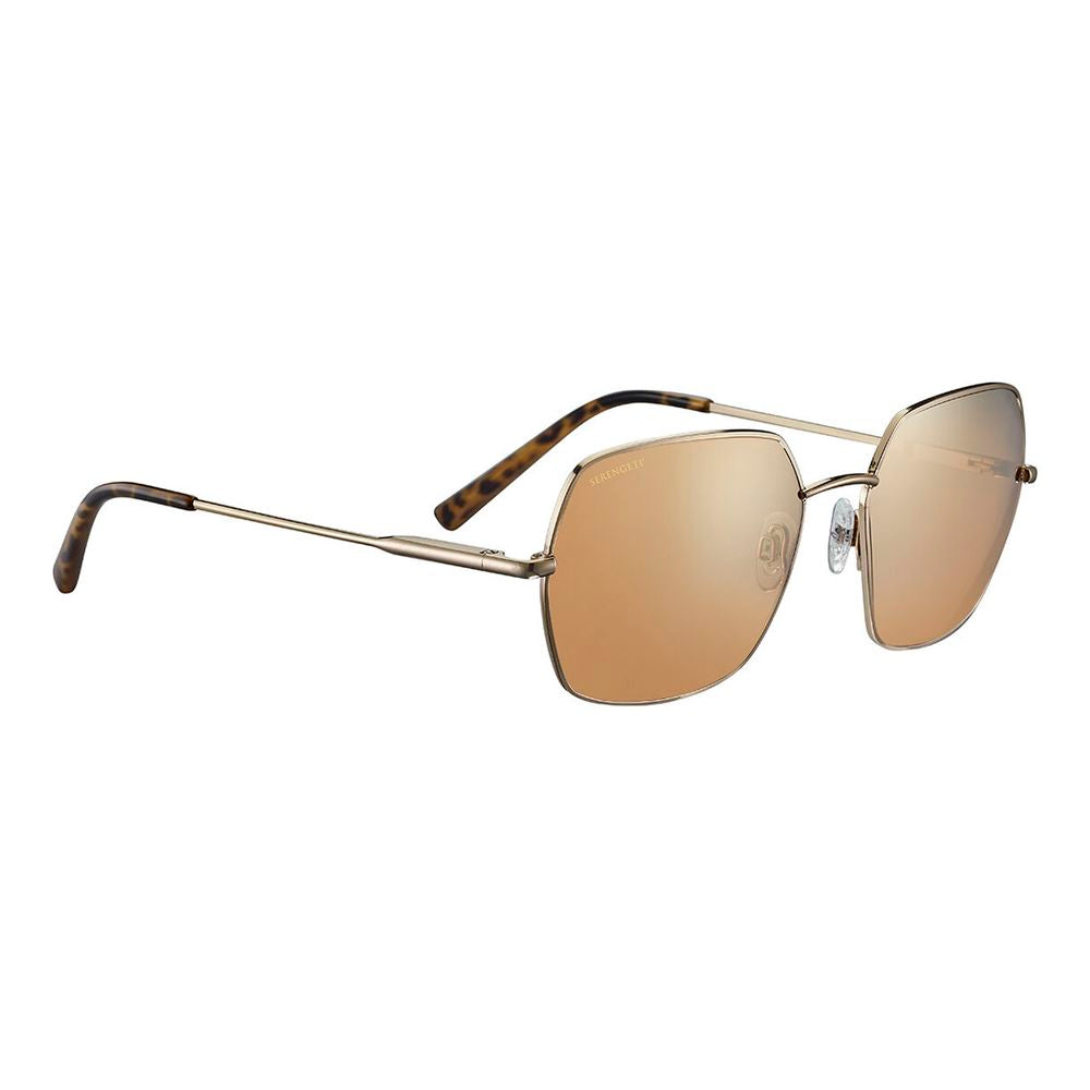 Serengeti Gold Plastic Sunglasses | Regal Royce
