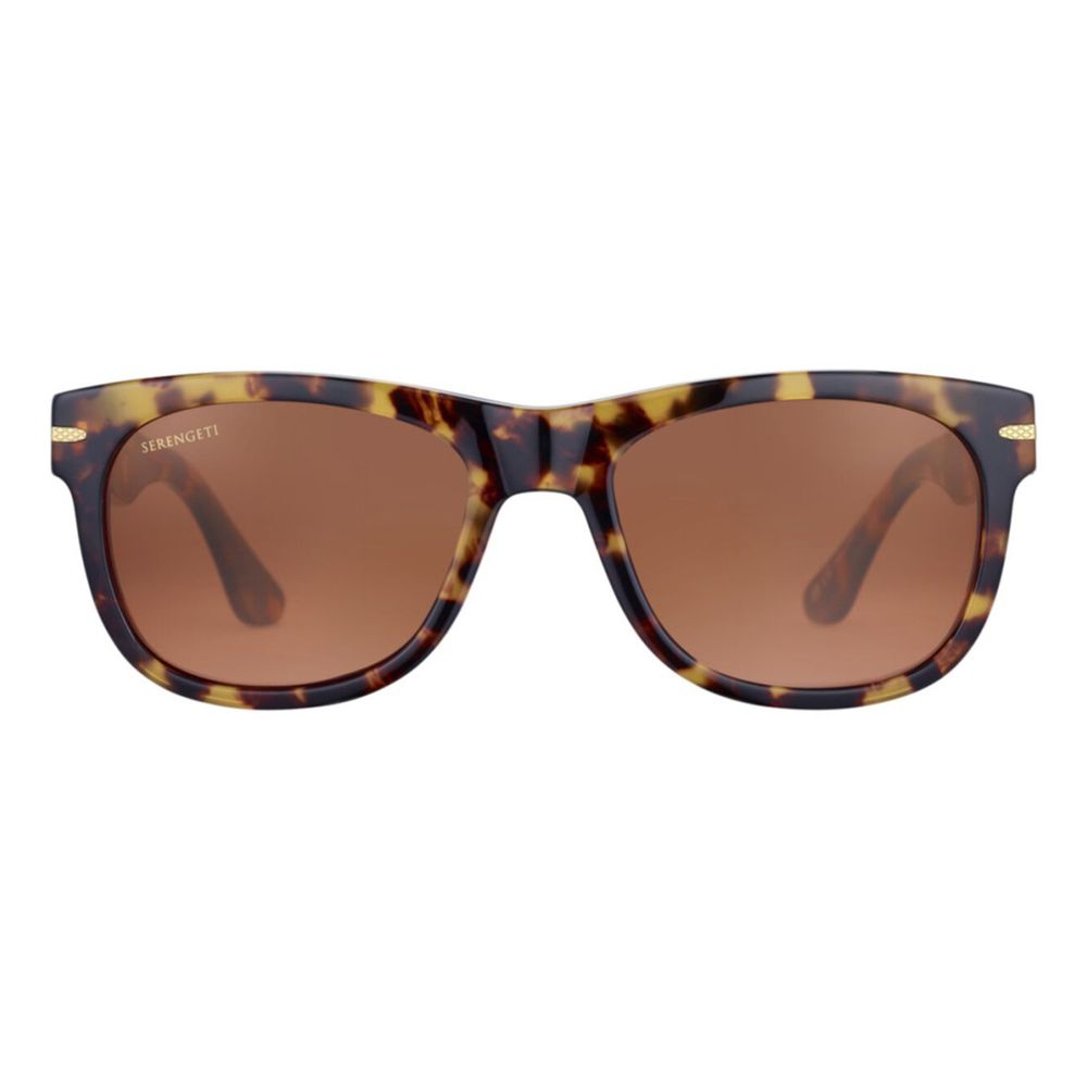 Serengeti Brown Plastic Sunglasses