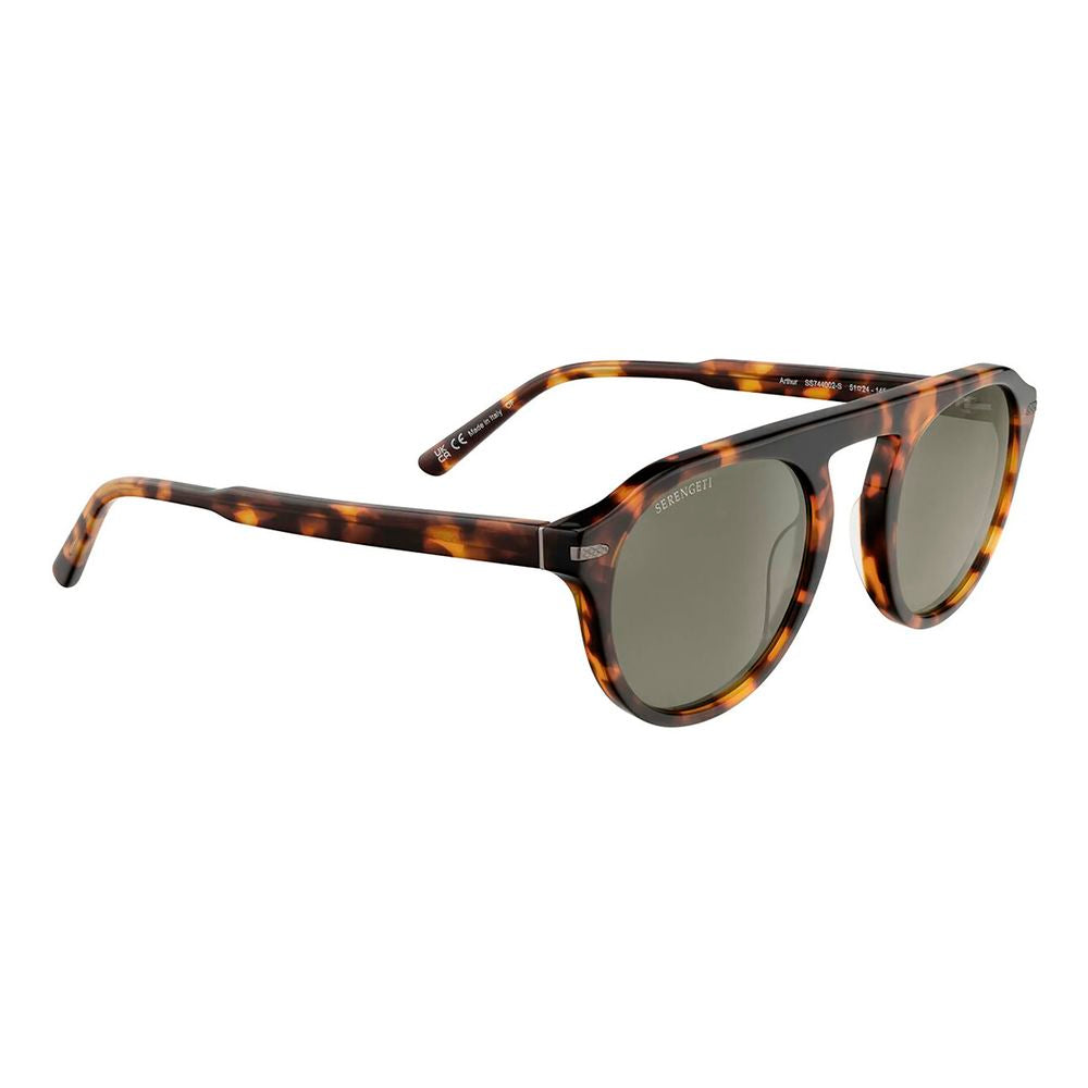 Serengeti Brown Resin Sunglasses | Regal Royce