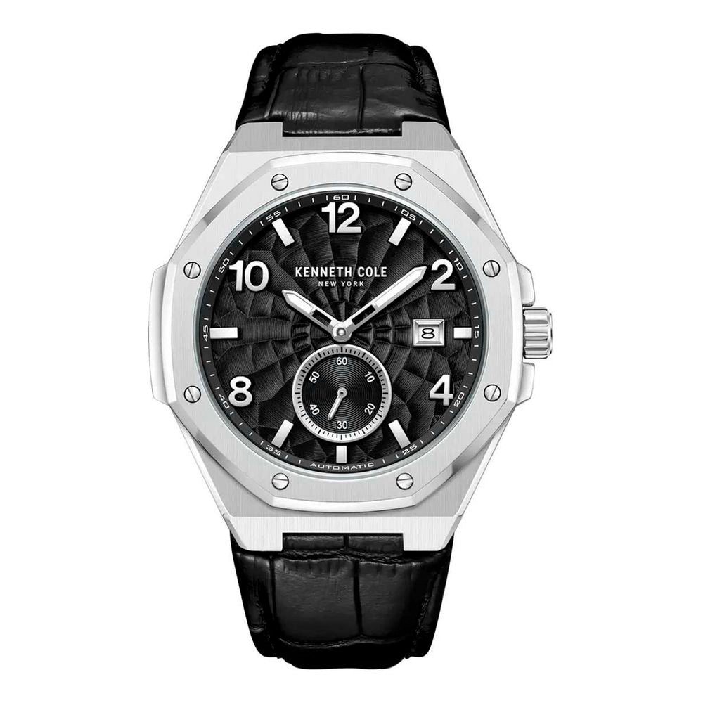 Kenneth Cole Black Leather Dress Watch | Regal Royce