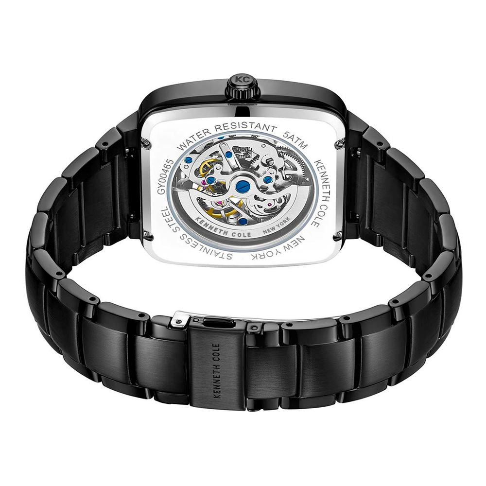 Kenneth Cole Black Stainless Steel Dress Watch | Regal Royce