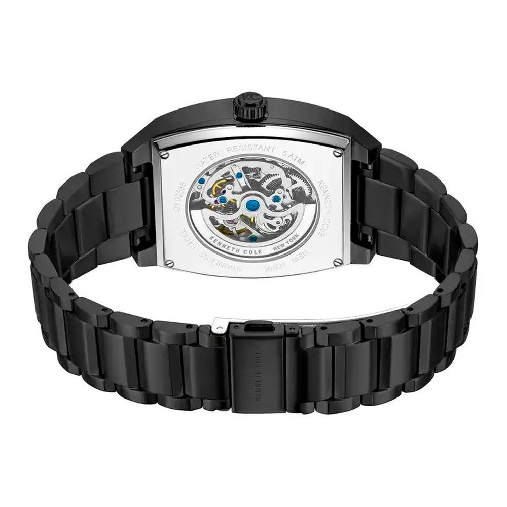 Kenneth Cole Black Stainless Steel Dress Watch | Regal Royce
