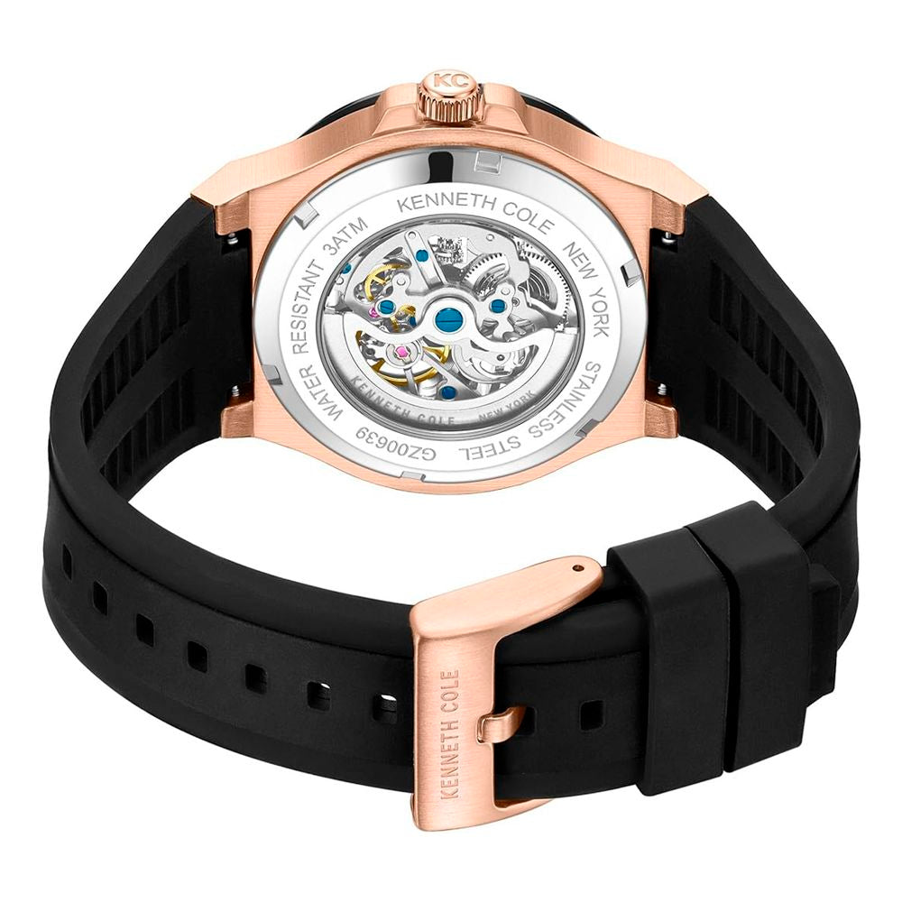 Kenneth Cole Black Synthetic Dress Watch | Regal Royce