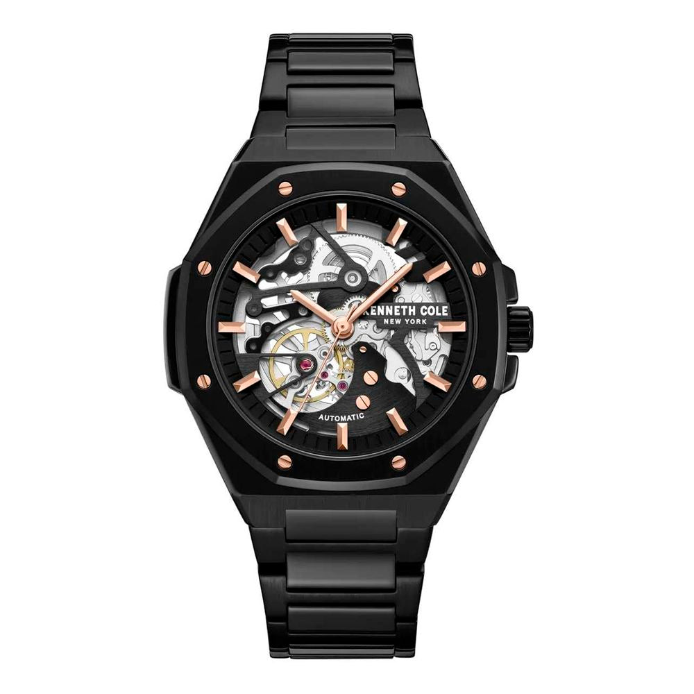 Kenneth Cole Black Stainless Steel Dress Watch | Regal Royce