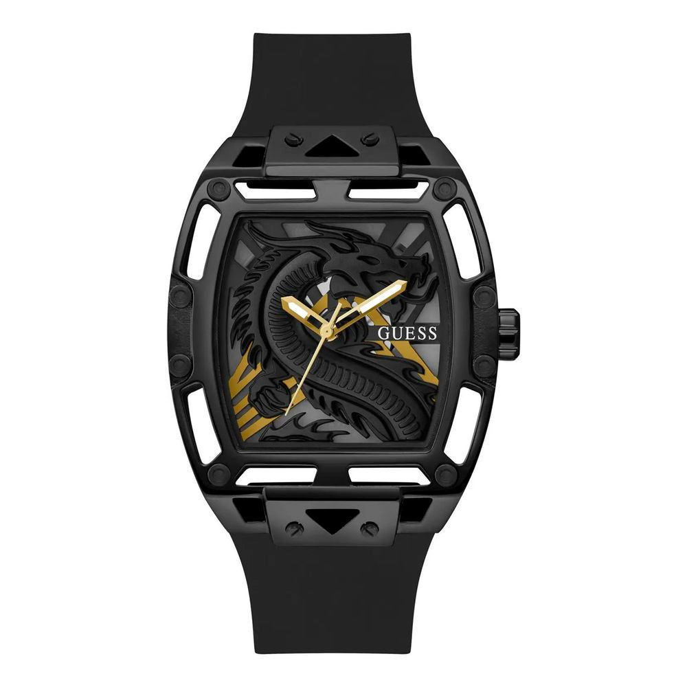 Guess Black Synthetic Dress Watch | Regal Royce