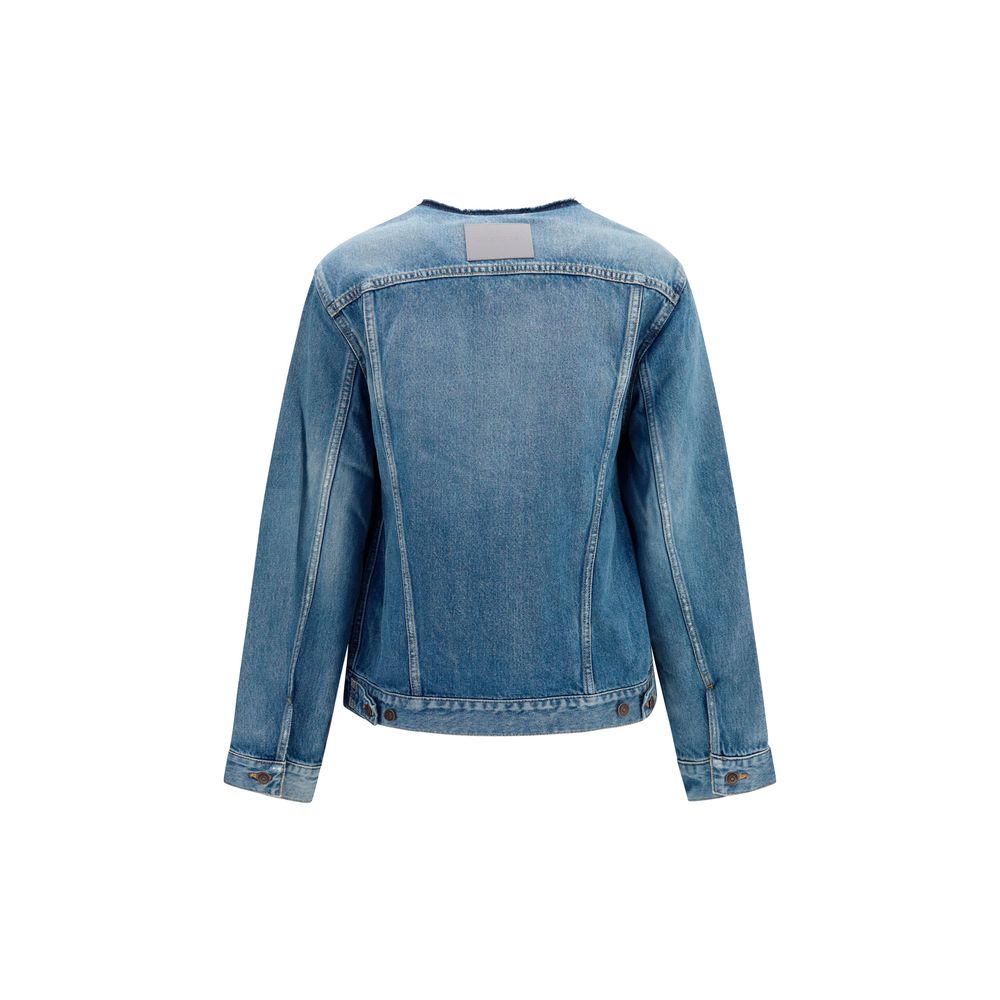 Balenciaga Blue Wool Oves Aries Denim Jacket | Regal Royce