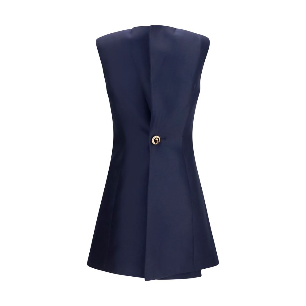 Balenciaga Blue Wool Oves Aries Casual Dress | Regal Royce