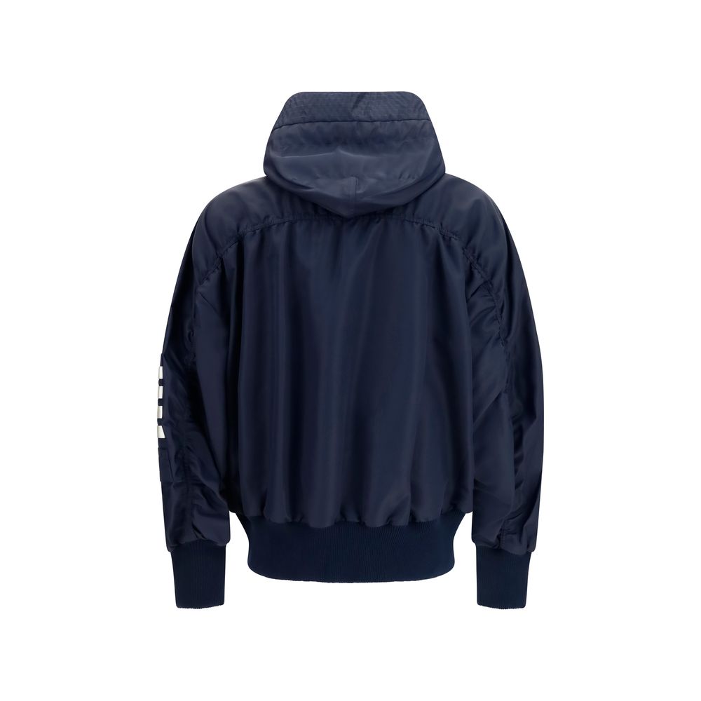 Thom Browne Black Cotton Shell Jacket | Regal Royce