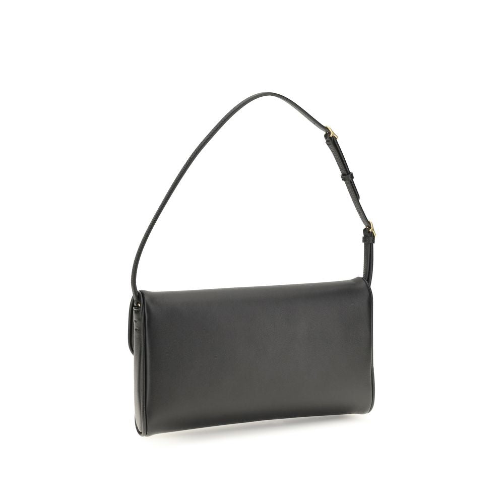 Valentino Garavani Brown Calf Leather Bos Taurus Shoulder Bag | Regal Royce