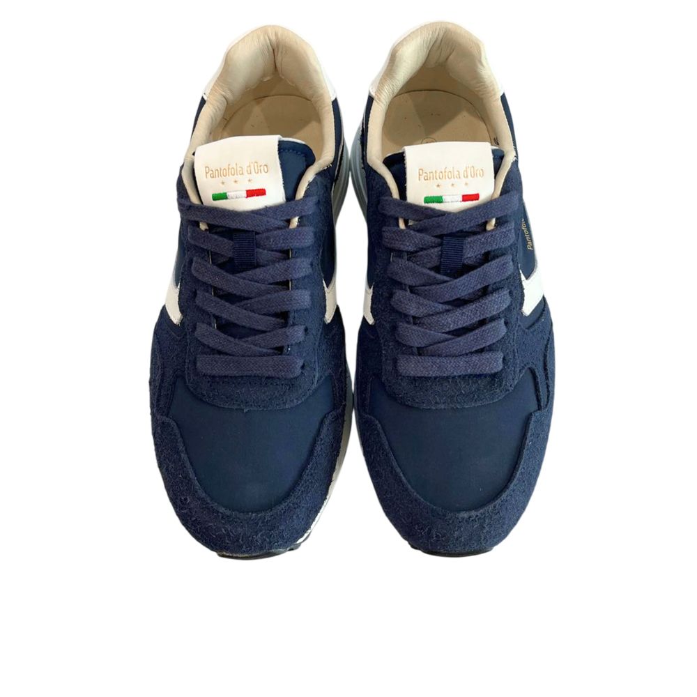 Pantofola D'Oro Blue Suede Men Sneaker | Regal Royce