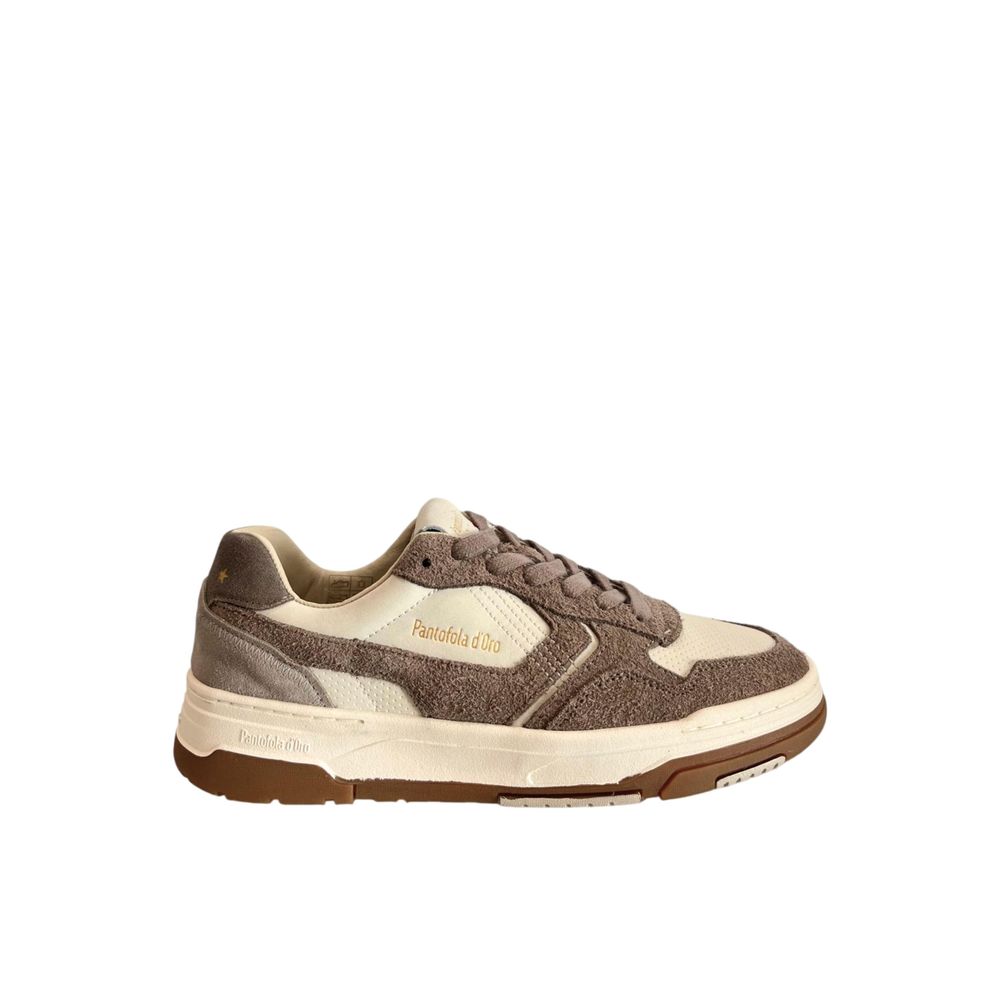 Pantofola D'Oro Grey Leather Men Sneaker | Regal Royce