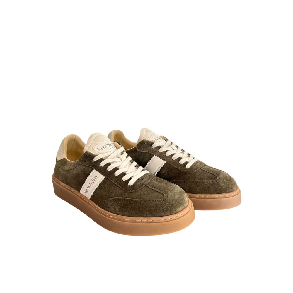 Pantofola D'Oro Green Suede Men Sneaker | Regal Royce