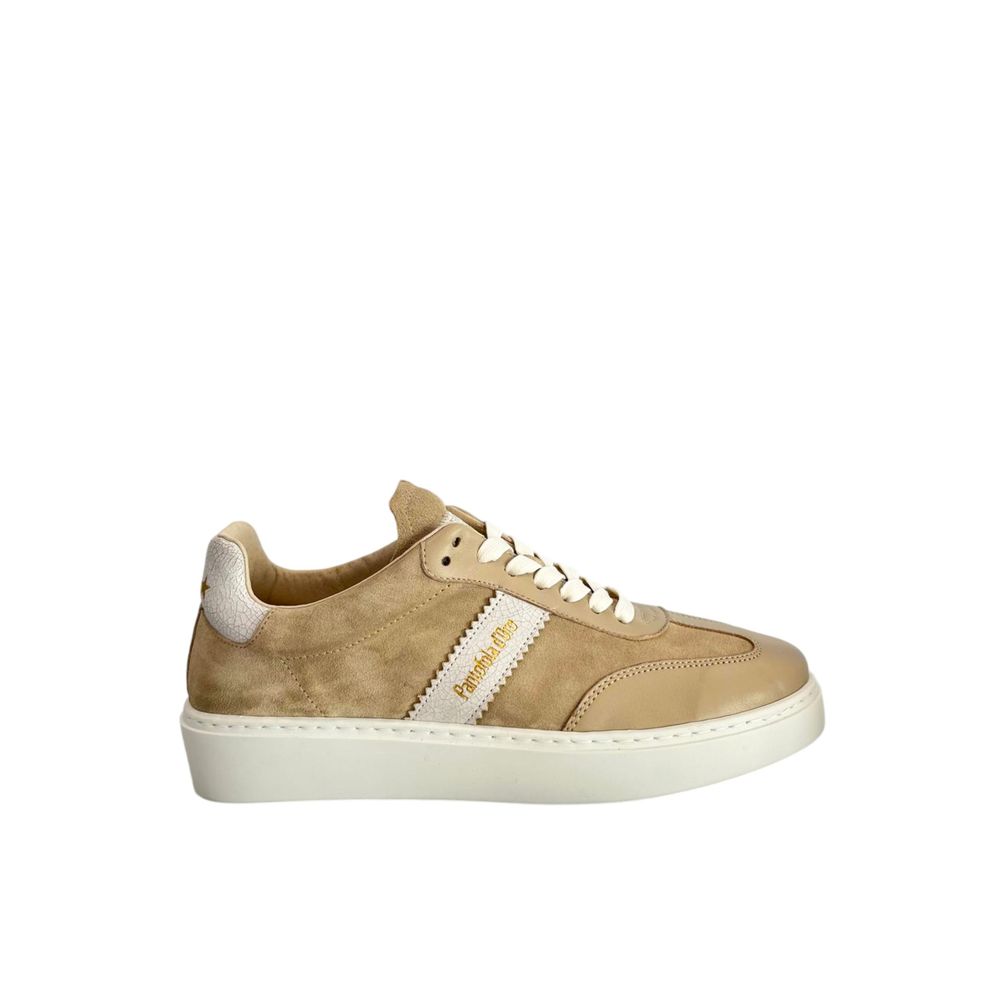 Pantofola D'Oro Beige Suede Men Sneaker | Regal Royce