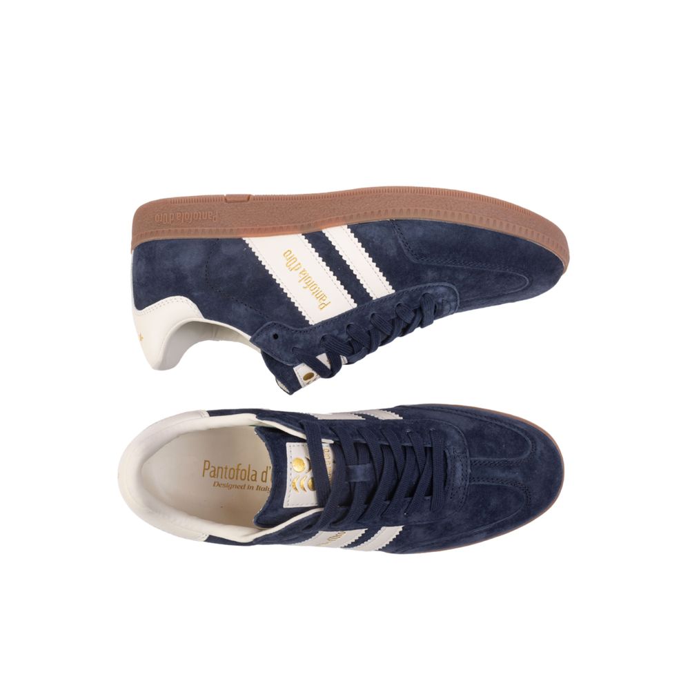 Pantofola D'Oro Blue Suede Men Sneaker | Regal Royce