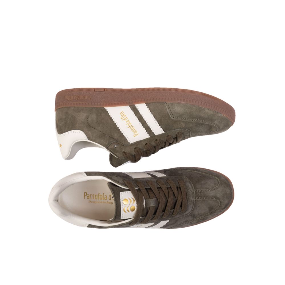 Pantofola D'Oro Green Suede Men's Sneaker | Regal Royce