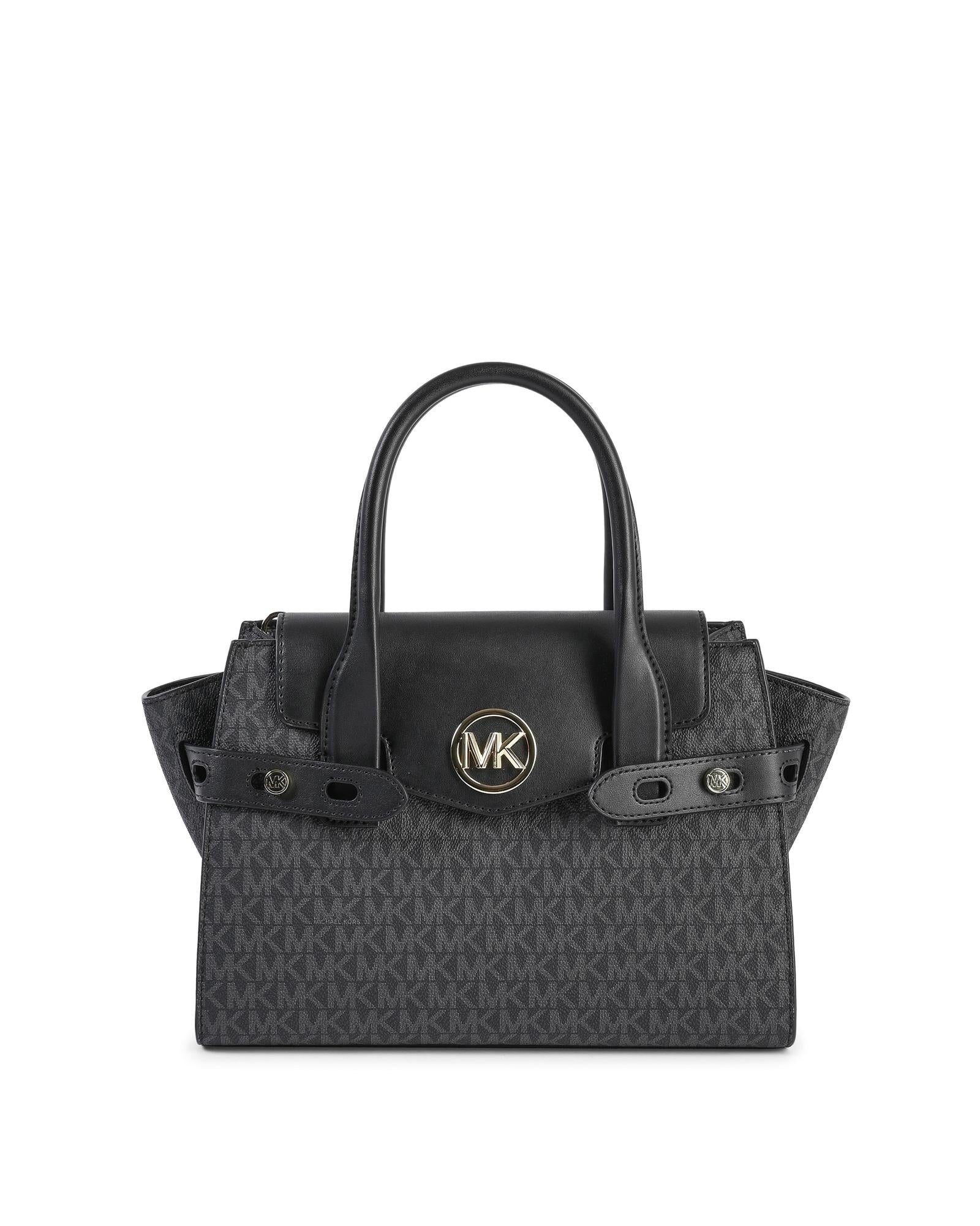 Michael Kors Black Pvc Satchel Bag | Regal Royce
