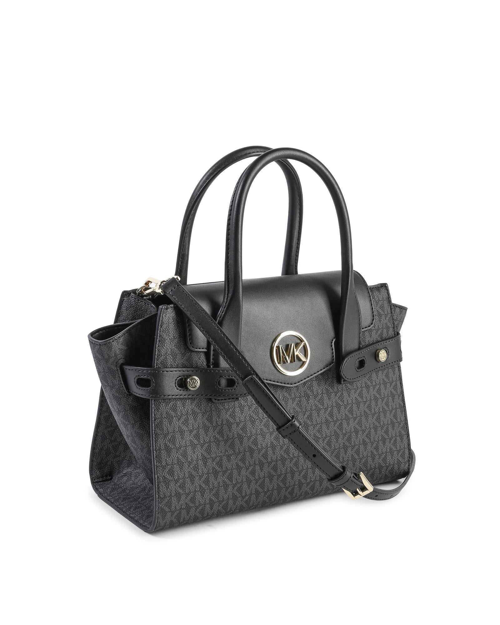 Michael Kors Black Pvc Satchel Bag | Regal Royce