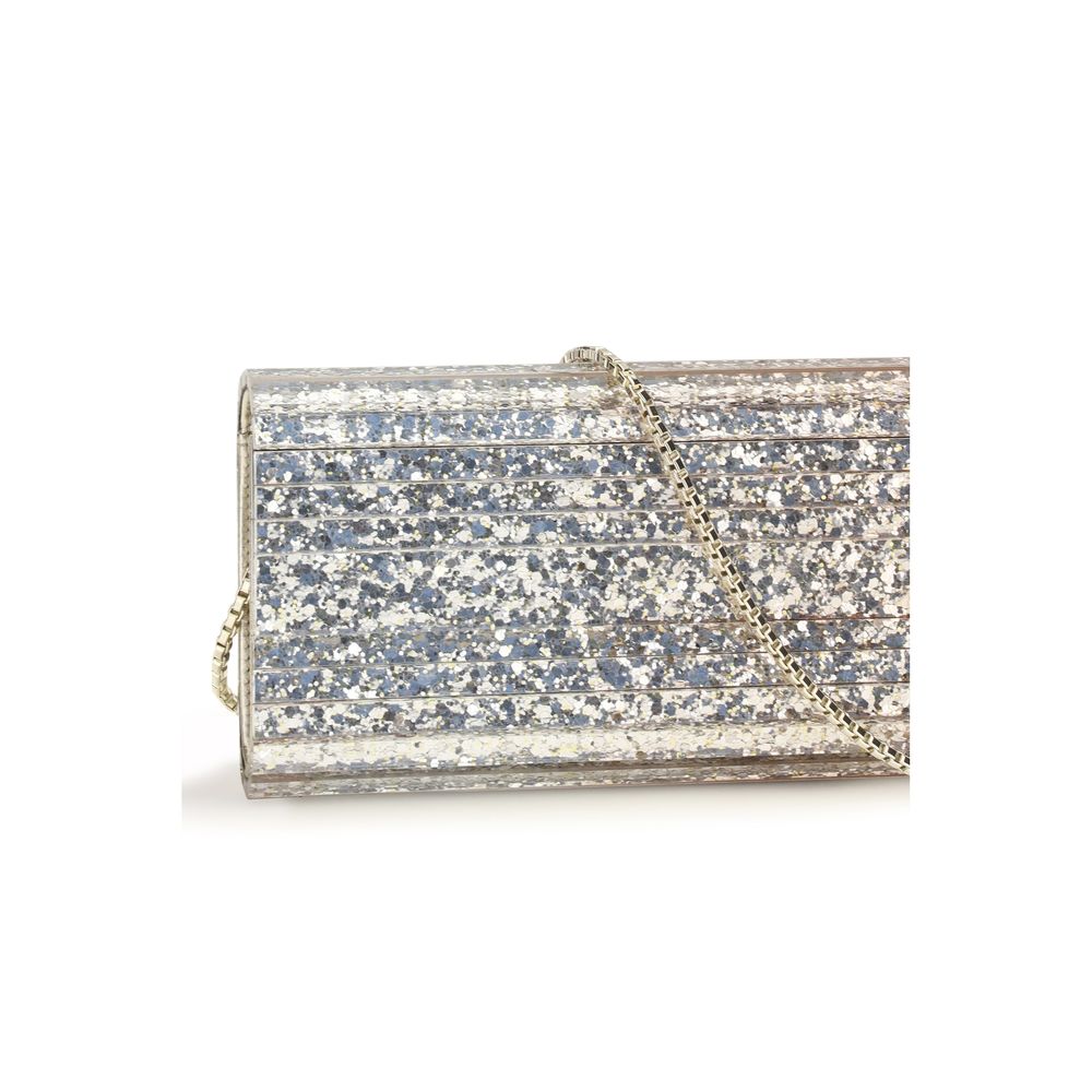 Jimmy Choo Gold Plexiglass Clutch Bag | Regal Royce