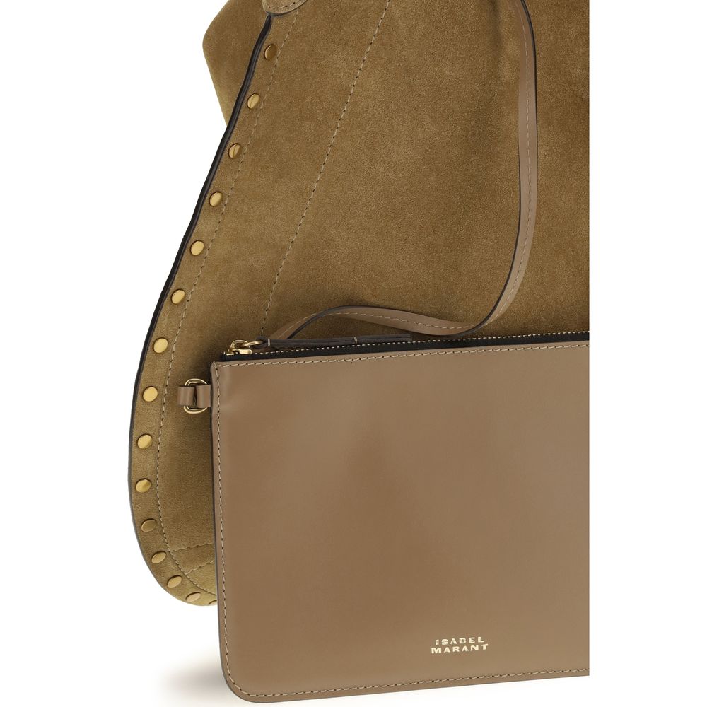 Isabel Marant Brown Calf Leather Bos Taurus Shoulder Bag | Regal Royce