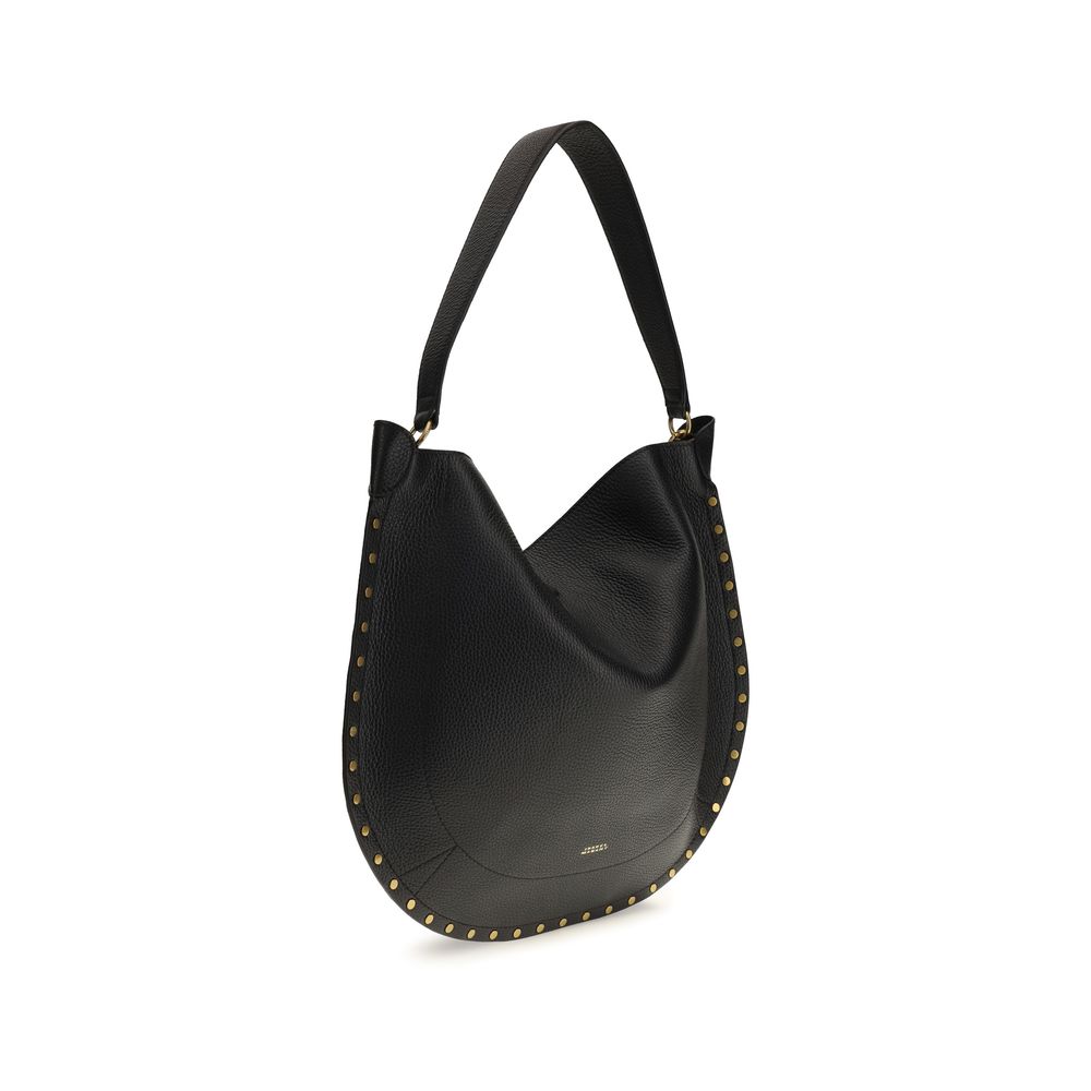 Isabel Marant Black Calf Leather Bos Taurus Shoulder Bag | Regal Royce