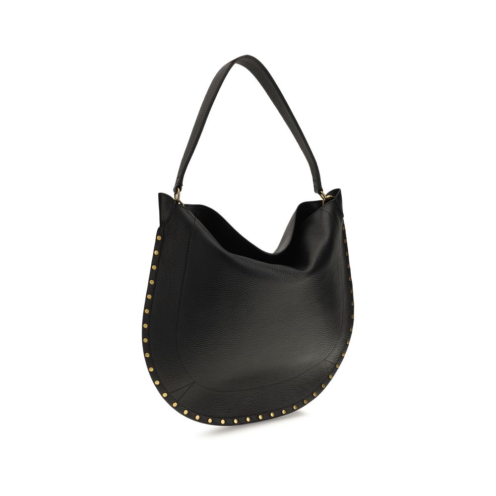 Isabel Marant Black Calf Leather Bos Taurus Shoulder Bag | Regal Royce