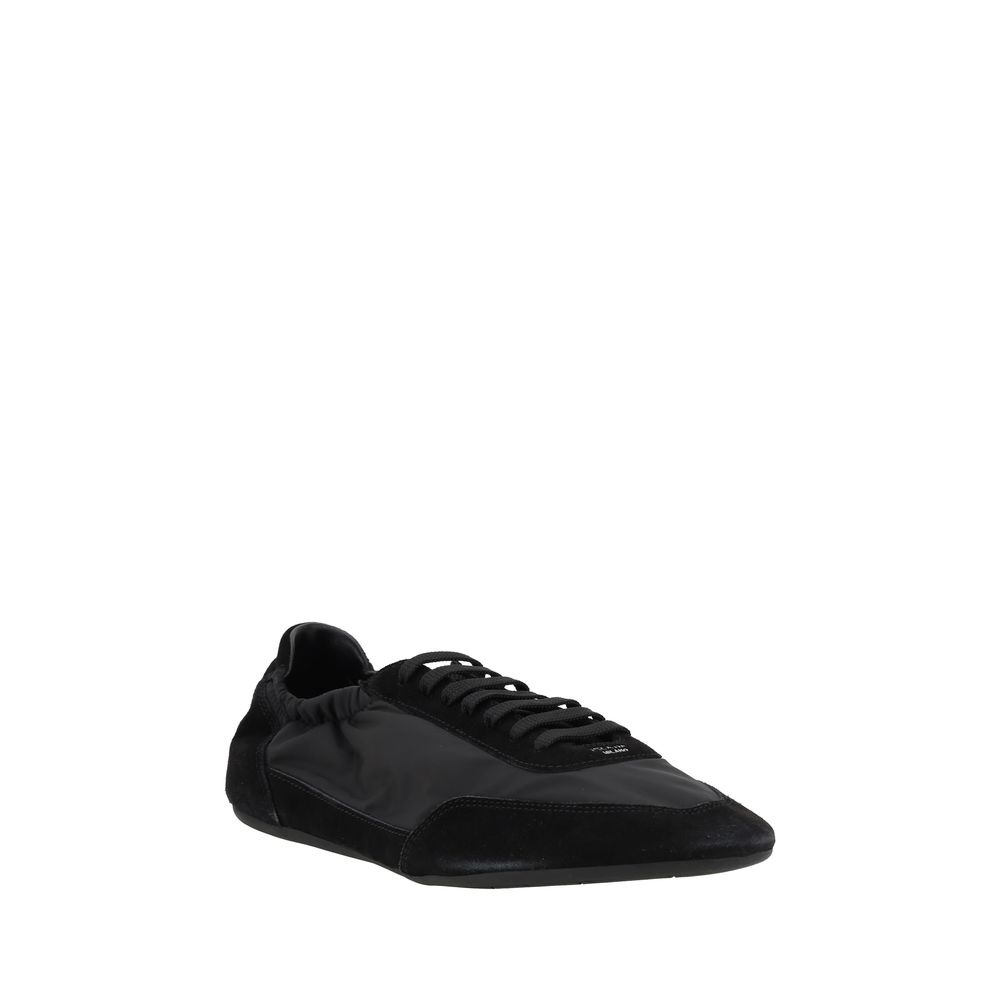 Prada Black Rubber Athletic Sneakers | Regal Royce