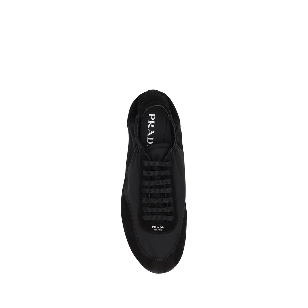 Prada Black Rubber Athletic Sneakers | Regal Royce